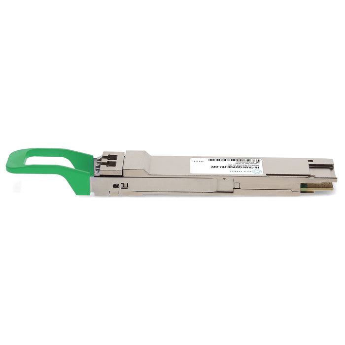 Fortinet® FN-TRAN-QSFPDD-FR4 Compatible TAA 400GBase-FR4 QSFP-DD Transceiver (SMF, 1310nm, 2km, LC, DOM, 0 to 70C)