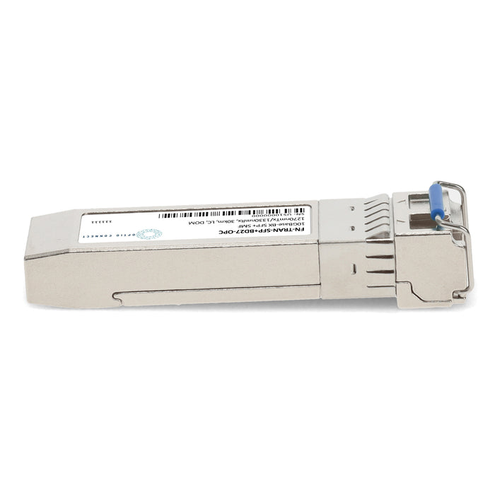 Fortinet® FN-TRAN-SFP+BD27 Compatible TAA 10GBase-BX SFP+ Transceiver (SMF, 1270nmTx/1330nmRx, 30km, LC, DOM)