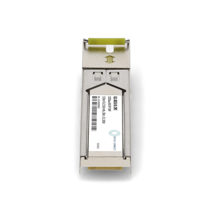 Cisco® Compatible TAA 1000Base-BX SFP Transceiver (SMF, 1550nmTx/1310nmRx, 20km, SC, DOM)