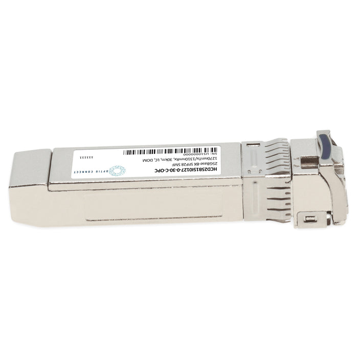 Fujitsu® HCD25B15I0127-0-30 Compatible TAA 25GBase-BX SFP28 Transceiver (SMF, 1270nmTx/1310nmRx, 30km, LC, DOM)