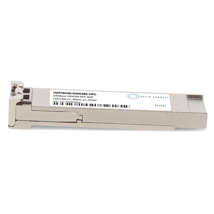Huawei® DWDM-XFP-63.86 Compatible TAA 10GBase-DWDM XFP Transceiver C-Band 100GHz (SMF, 1563.86nm, 40km, LC, DOM)