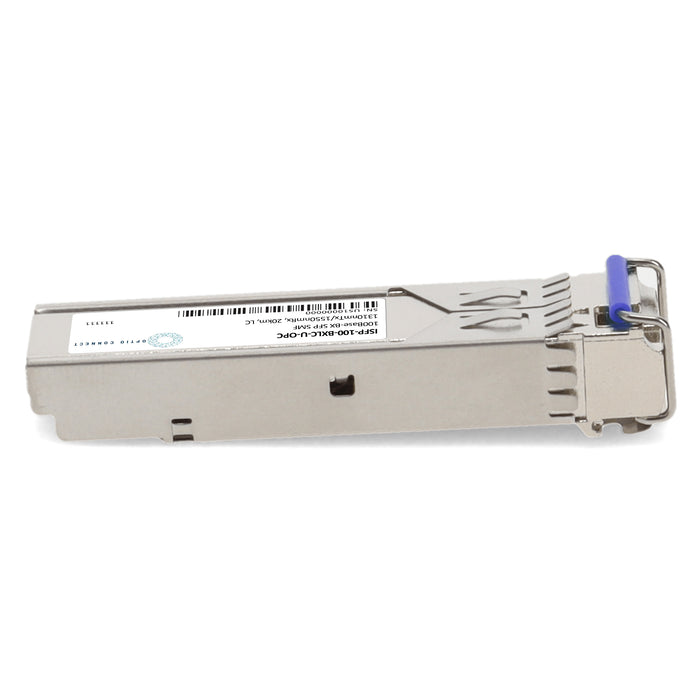 Alcatel-Lucent Nokia® ISFP-100-BXLC-U Compatible TAA Compliant 100Base-BX SFP Transceiver (SMF, 1310nmTx/1550nmRx, 20km, LC)