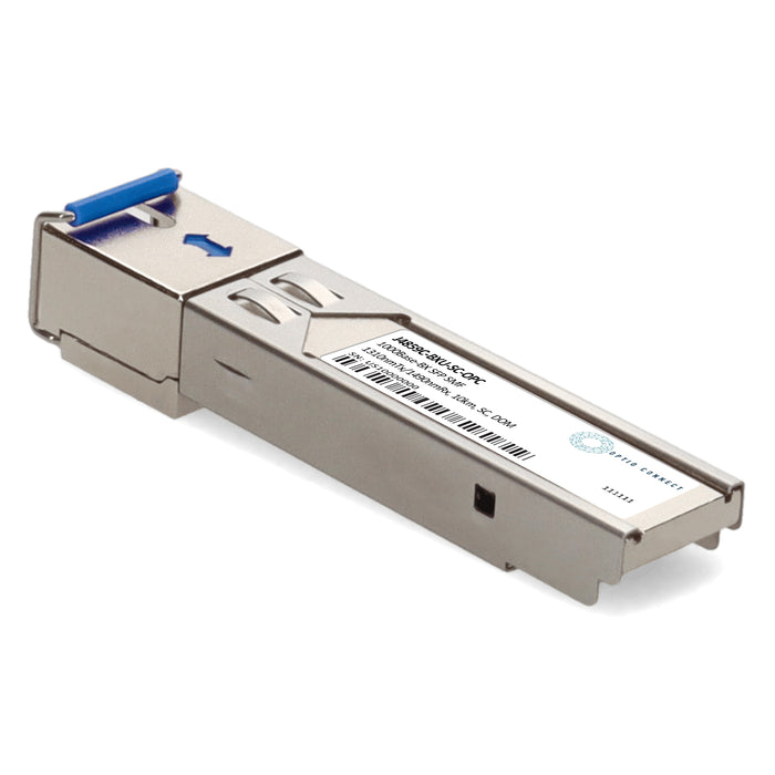 HP® Compatible TAA 1000Base-BX SFP Transceiver (SMF, 1310nmTx/1490nmRx, 10km, SC, DOM)