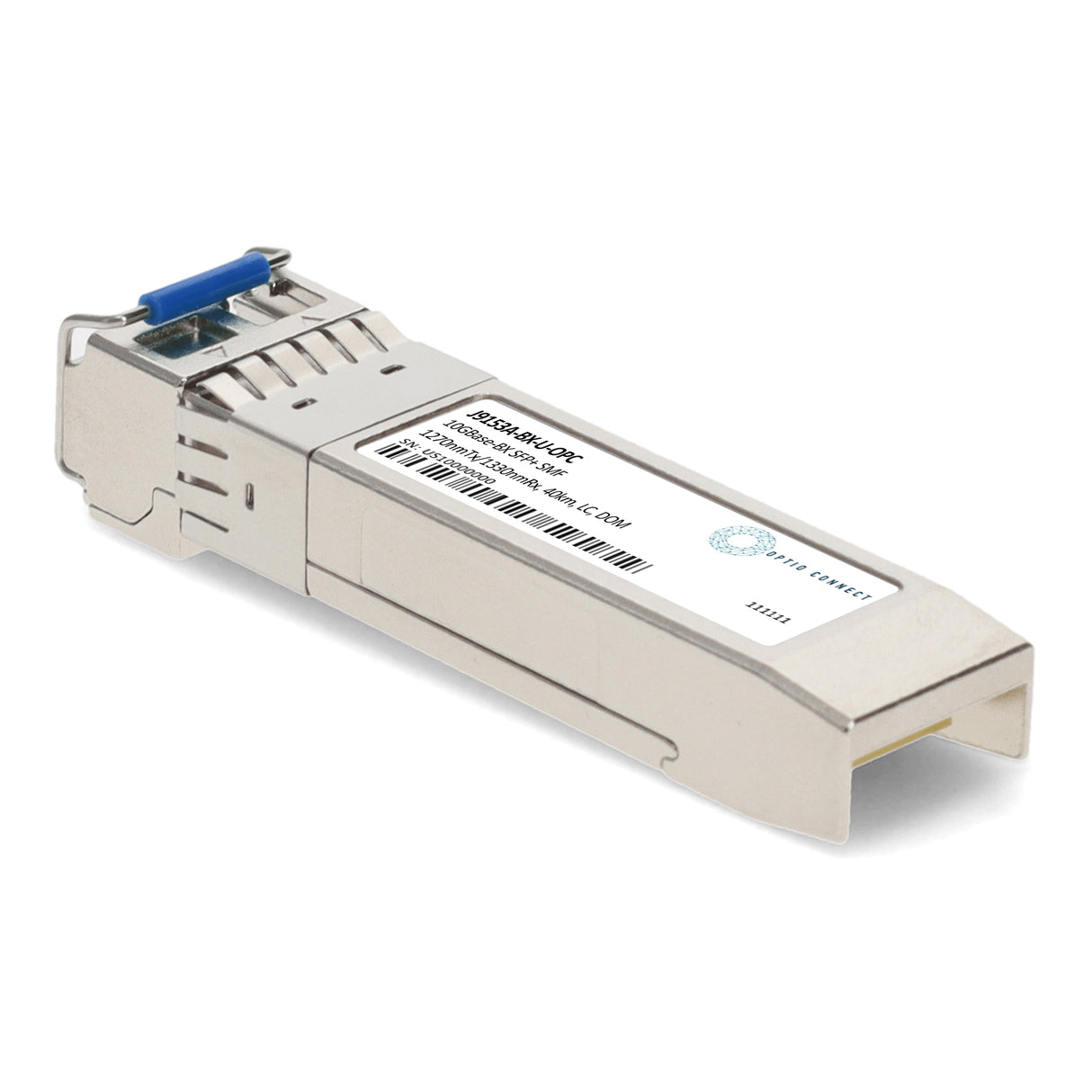HP® J9153A Compatible 10GBase-BX SFP+ Transceiver (SMF, 1270nmTx/1330nmRx, 40km, LC, DOM)