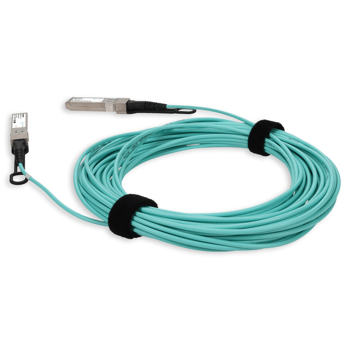 HP Compatible TAA Compliant 10GBase-AOC SFP+ Active Optical Cable (850nm, MMF, 5m)