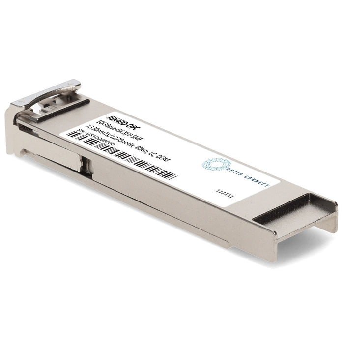 HP® JBX40D Compatible TAA 10GBase-BX XFP Transceiver (SMF, 1330nmTx/1270nmRx, 40km, LC, DOM)
