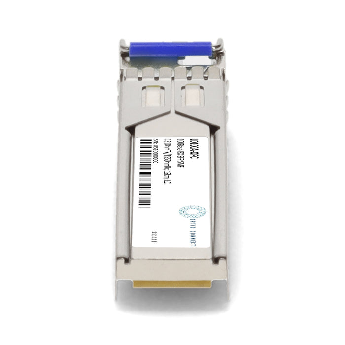 HP® JD100A Compatible TAA Compliant 100Base-BX SFP Transceiver (SMF, 1310nmTx/1550nmRx, 15km, LC)