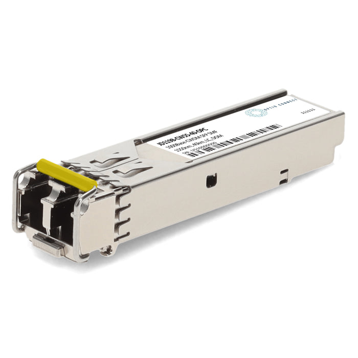 HP® Compatible TAA 1000Base-CWDM SFP Transceiver (SMF, 1550nm, 40km, LC, DOM)
