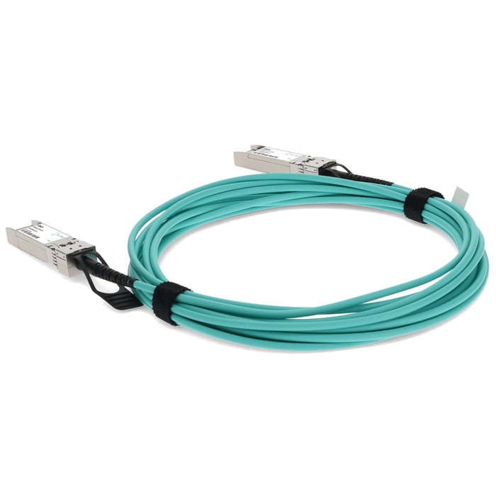 HP JL290A Compatible TAA Compliant 10GBase-AOC SFP+ to SFP+ Active Optical Cable (850nm, MMF, 7m)