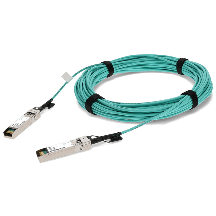 HP JL292A Compatible TAA Compliant 10GBase-AOC SFP+ to SFP+ Active Optical Cable (850nm, MMF, 20m)