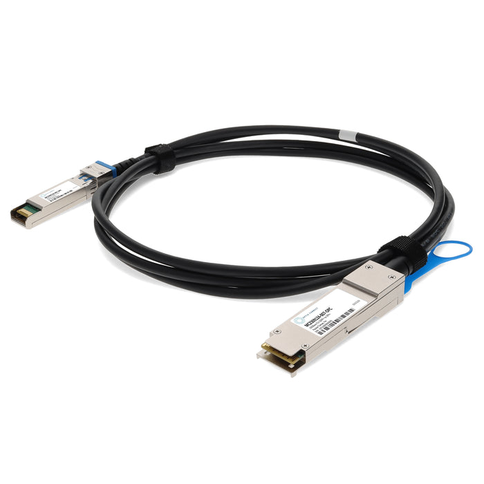 Mellanox MC2309124-007 Compatible TAA Compliant 10GBase-CU QSFP+ to SFP+ Direct Attach Cable (Passive Twinax, 7m)