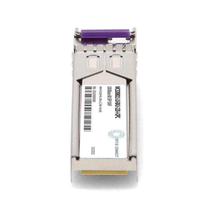 Mellanox® MC3208011-LX-BXU-120-I Compatible TAA 1000Base-BX SFP Transceiver (SMF, 1490nmTx/1550nmRx, 120km, LC, DOM, -40 to 85C)