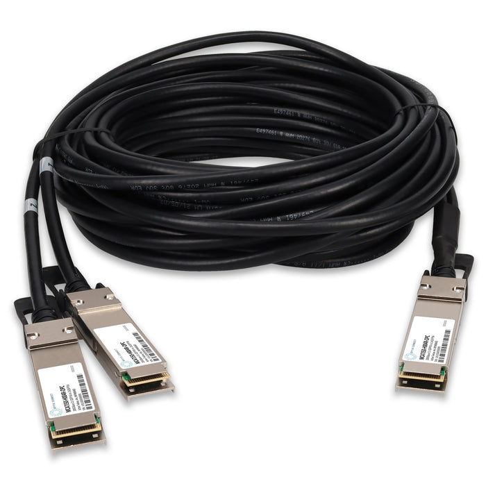 Mellanox MCA7J50-H004R Compatible TAA 200GBase-CU QSFP56 to 2xQSFP56 Direct Attach Cable (Active Twinax, 4m, Infiniband HDR)