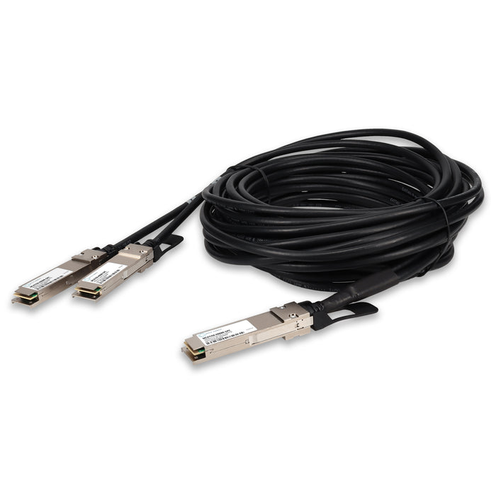 Mellanox MCA7J50-H008R Compatible TAA 200GBase-CU QSFP56 to 2xQSFP56 Direct Attach Cable (Active Twinax, 8m, Infiniband HDR)