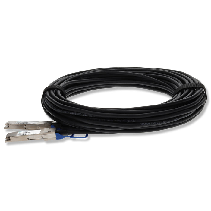 Mellanox Compatible TAA Compliant 100GBase-CU QSFP28 to 2xQSFP28 Direct Attach Cable (Passive Twinax, 3m)