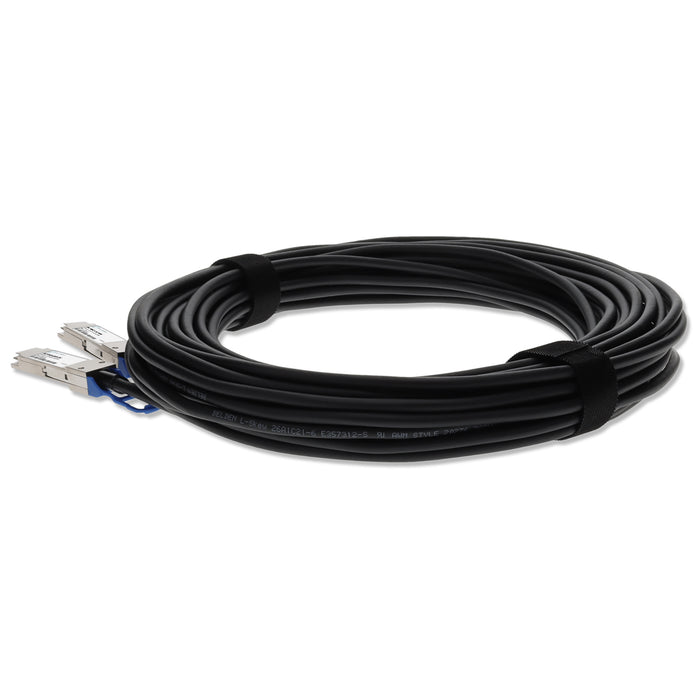 Mellanox Compatible TAA Compliant 100GBase-CU QSFP28 to 2xQSFP28 Direct Attach Cable (Passive Twinax, 3m)