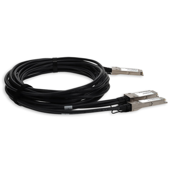 Mellanox MCP7H50-H001R30 Compatible TAA Compliant 200GBase-CU QSFP56 to 2xQSFP56 Infiniband HDR Direct Attach Cable (Passive Twinax, 1m, LSZH)