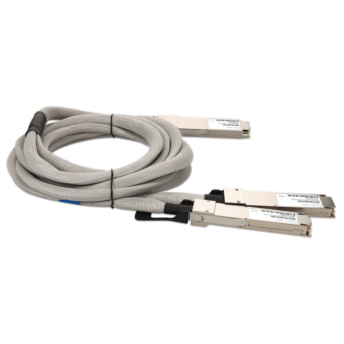 Mellanox MCP7Y00-N02A Compatible TAA 800GBase-CU OSFP112 to 2xOSFP112-RHS Direct Attach Cable (Passive Twinax, 2.5m, Infiniband)