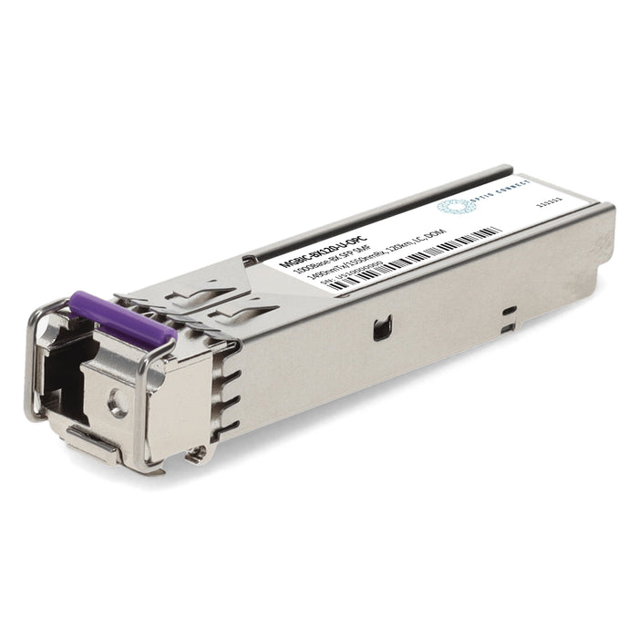 Enterasys® MGBIC-BX120-U Compatible TAA 1000Base-BX SFP Transceiver (SMF, 1490nmTx/1550nmRx, 120km, LC, DOM)