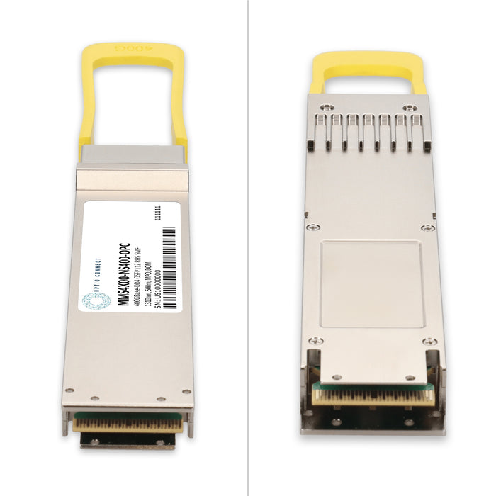 Mellanox® MMS4X00-NS400 Compatible TAA 400GBase-DR4 PAM4 OSFP112 RHS Transceiver (SMF, 1310nm, 500m, MPO, DOM, CMIS 5.0)