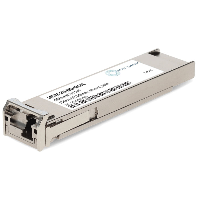 Cisco® ONS-XC-10G-BXD-40 Compatible TAA 10GBase-BX XFP Transceiver (SMF, 1330nmTx/1270nmRx, 40km, LC, DOM)