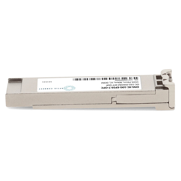 Cisco® ONS ONS-XC-10G-EP59.7 Compatible TAA Compliant OC-192-DWDM 100GHz XFP Transceiver (SMF, 1559.79nm, 80km, LC, DOM)