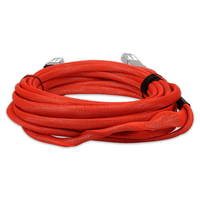 Mellanox Compatible TAA 400GBase-CU OSFP to 2xQSFP56 Direct Attach Cable Direct Attach Cable (Active Twinax, 3m)