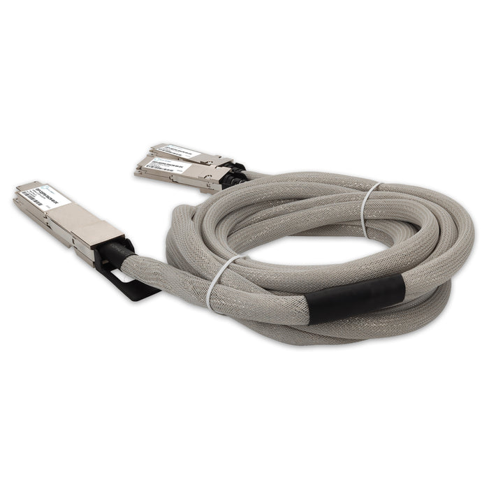 Mellanox Compatible 400GBase-CU OSFP to 2xQSFP56 Direct Attach Cable (Passive Twinax, 2m)