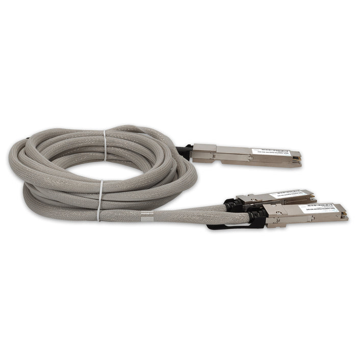 Mellanox Compatible 400GBase-CU OSFP to 2xQSFP56 Direct Attach Cable (Passive Twinax, 2m)