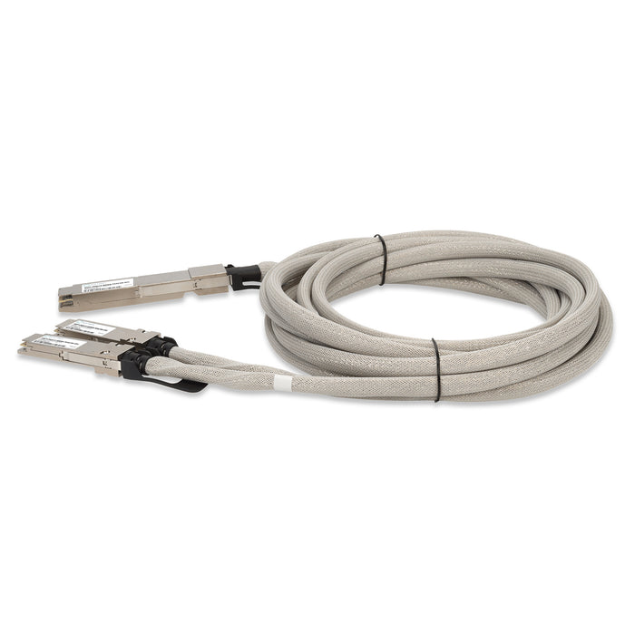 MSA and TAA 800GBase-CU OSFP to 2xQSFP112 Direct Attach Cable (Passive Twinax, 3m)