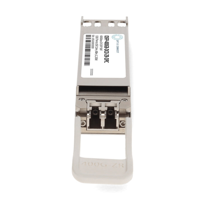 MSA and TAA 400GBase-ZR Coherent OSFP Transceiver (SMF, 1528.77nm to 1567.13nm, 40km, LC, DOM)