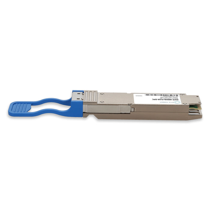 MSA and TAA 400GBase-PLR4 OSFP Transceiver (SMF, 1310nm, 10km, MPO, DOM, CMIS 4.0)