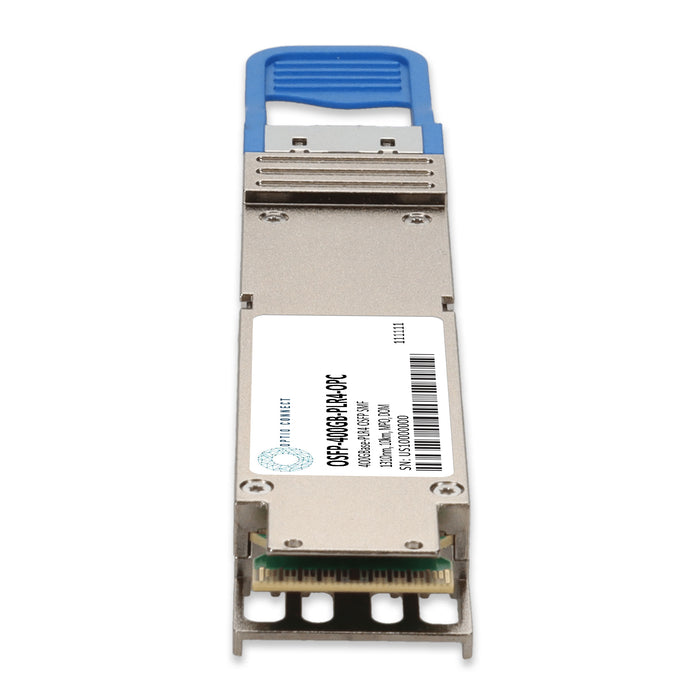 MSA and TAA 400GBase-PLR4 OSFP Transceiver (SMF, 1310nm, 10km, MPO, DOM, CMIS 4.0)