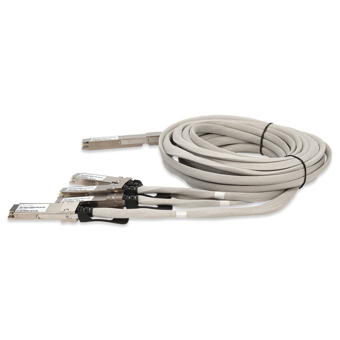 MSA and TAA 800GBase-CU OSFP to 4xQSFP112 Direct Attach Cable (Passive Twinax, 1m)