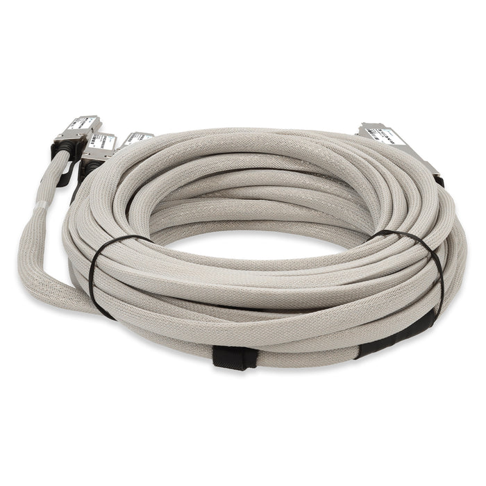 MSA and TAA 800GBase-CU OSFP to 4xQSFP112 Direct Attach Cable (Passive Twinax, 2.5m)