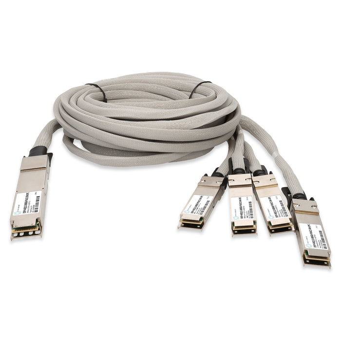 MSA and TAA 800GBase-CU OSFP to 4xQSFP112 Direct Attach Cable (Passive Twinax, 2.5m)