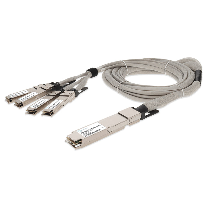Arista Networks Compatible TAA 400GBase-CU OSFP to 4xQSFP56 Direct Attach Cable (Passive Twinax, 0.5m)