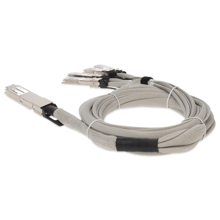 Arista Networks Compatible TAA 400GBase-CU OSFP to 4xQSFP56 Direct Attach Cable (Passive Twinax, 0.5m)