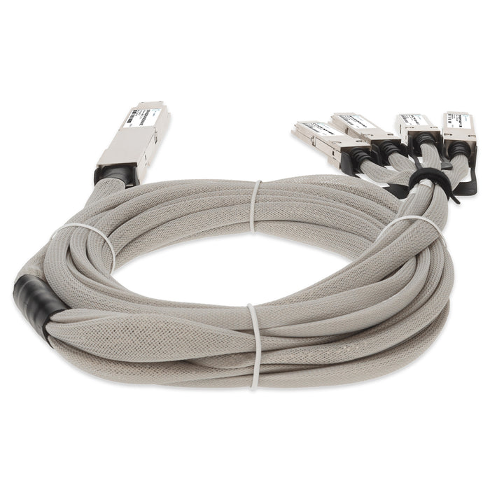 Arista Networks Compatible TAA 400GBase-CU OSFP to 4xQSFP56 Direct Attach Cable (Passive Twinax, 0.5m)