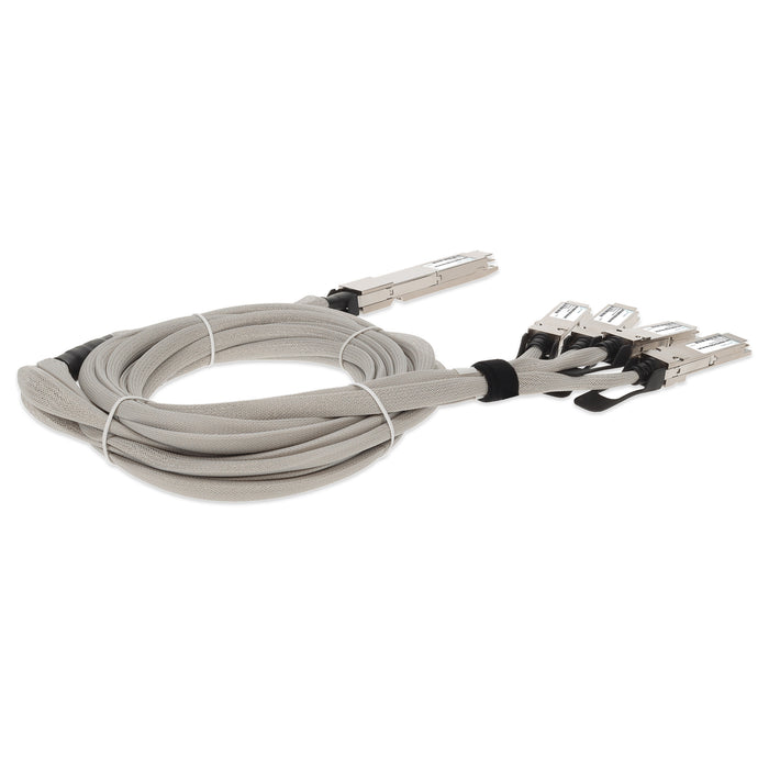 Arista Networks Compatible TAA 400GBase-CU OSFP to 4xQSFP56 Direct Attach Cable (Passive Twinax, 0.5m)