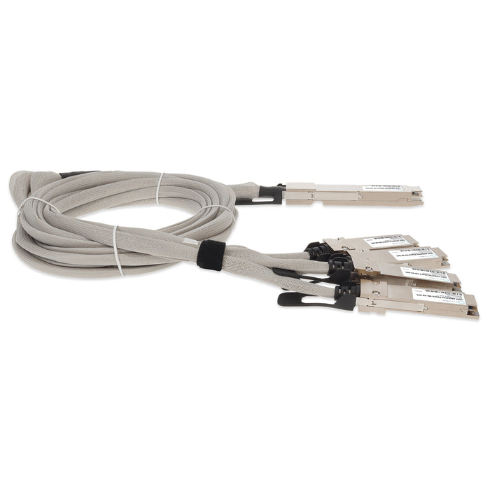 Arista Networks Compatible TAA 400GBase-CU OSFP to 4xQSFP56 Direct Attach Cable (Passive Twinax, 0.5m)