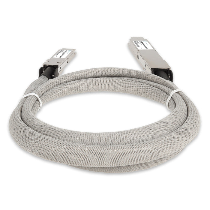 Arista Networks Compatible TAA 400GBase-CU OSFP to QSFP-DD Direct Attach Cable (Passive Twinax, 0.5m)