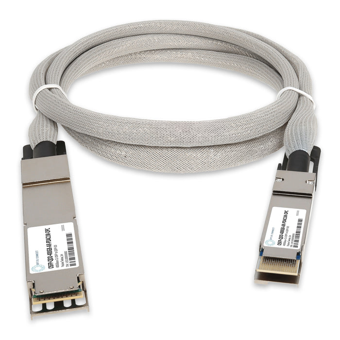 Arista Networks Compatible TAA 400GBase-CU OSFP to QSFP-DD Direct Attach Cable (Passive Twinax, 1m)