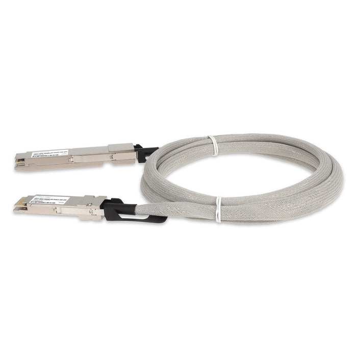 Arista Networks Compatible TAA 400GBase-CU OSFP to QSFP-DD Direct Attach Cable (Passive Twinax, 2.5m)