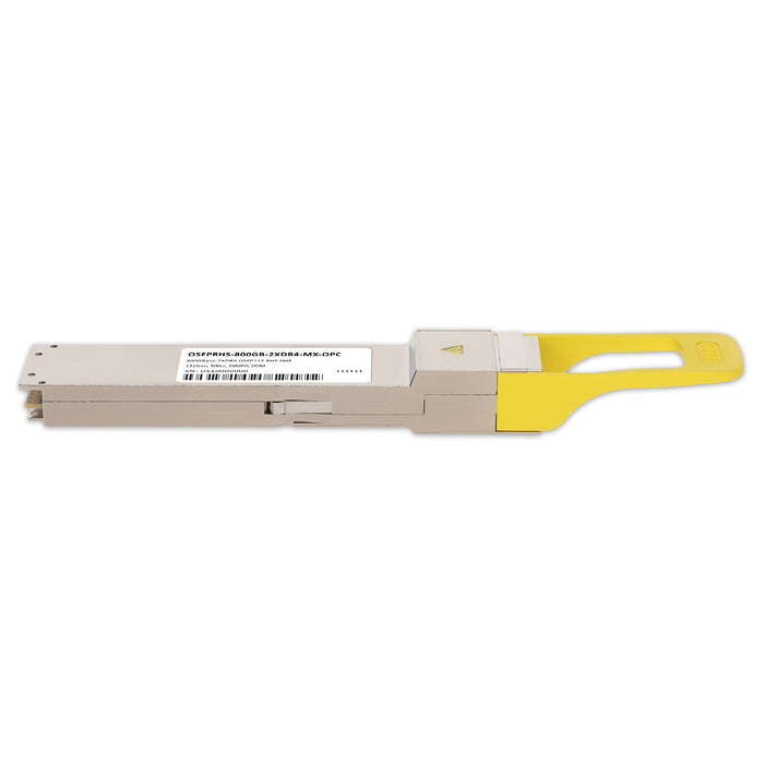Mellanox® Compatible TAA 800GBase-2xDR4 PAM4 OSFP112 RHS Transceiver (SMF, 1310nm, 500m, 2xMPO, DOM, CMIS 5.0)