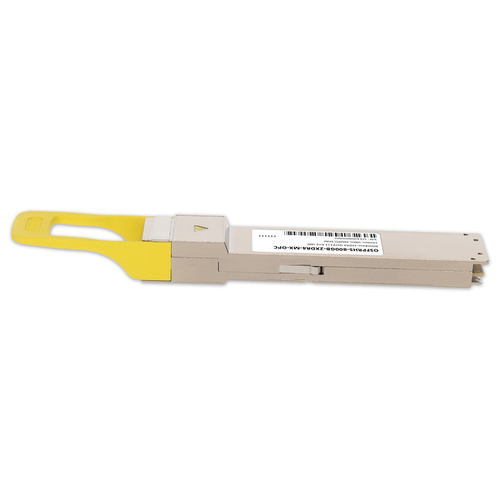 Mellanox® Compatible TAA 800GBase-2xDR4 PAM4 OSFP112 RHS Transceiver (SMF, 1310nm, 500m, 2xMPO, DOM, CMIS 5.0)