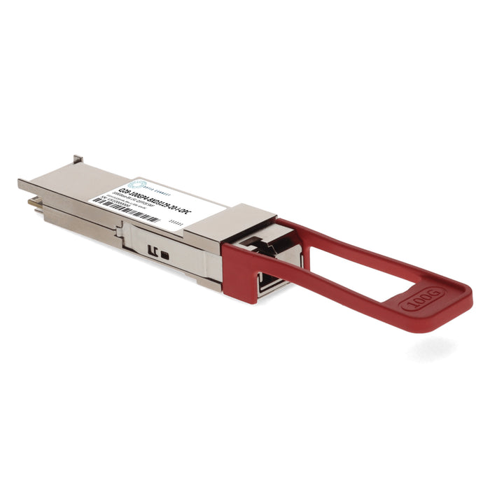 MSA and TAA 100GBase-BX LR1 PAM4 QSFP28 Transceiver Single Lambda (SMF, 1311nmTx/1291nmRx, 20km, LC, DOM, -40 to 85C)