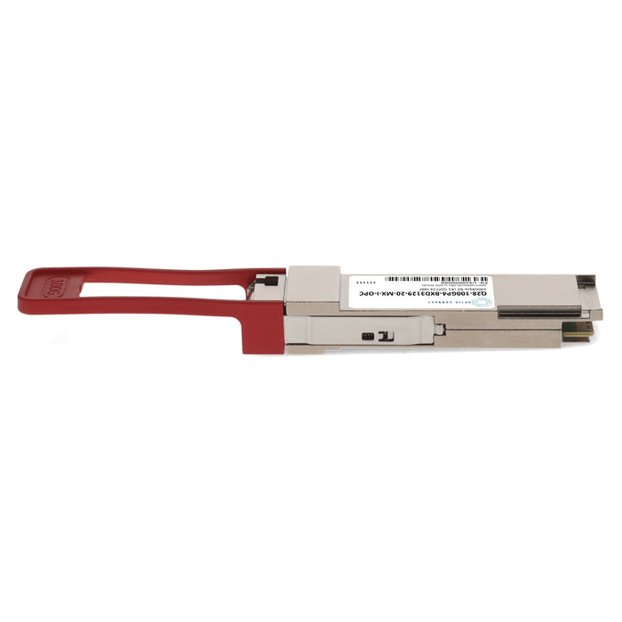 Mellanox® Compatible TAA 100GBase-BX LR1 PAM4 QSFP28 Transceiver Single Lambda (SMF, 1311nmTx/1291nmRx, 20km, LC, DOM, -40 to 85C)