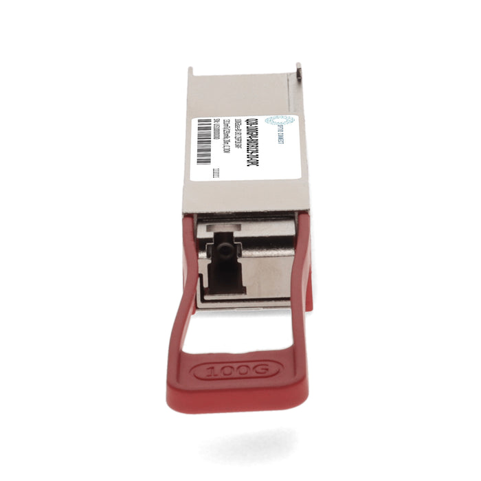 MSA and TAA 100GBase-BX LR1 PAM4 QSFP28 Transceiver Single Lambda (SMF, 1311nmTx/1291nmRx, 20km, LC, DOM)