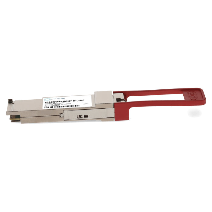 Cisco® Compatible 100GBase-BX QSFP28 Single Lambda Transceiver (SMF, 1331nmTx/1271nmRx, 10km, LC, DOM, with FEC)